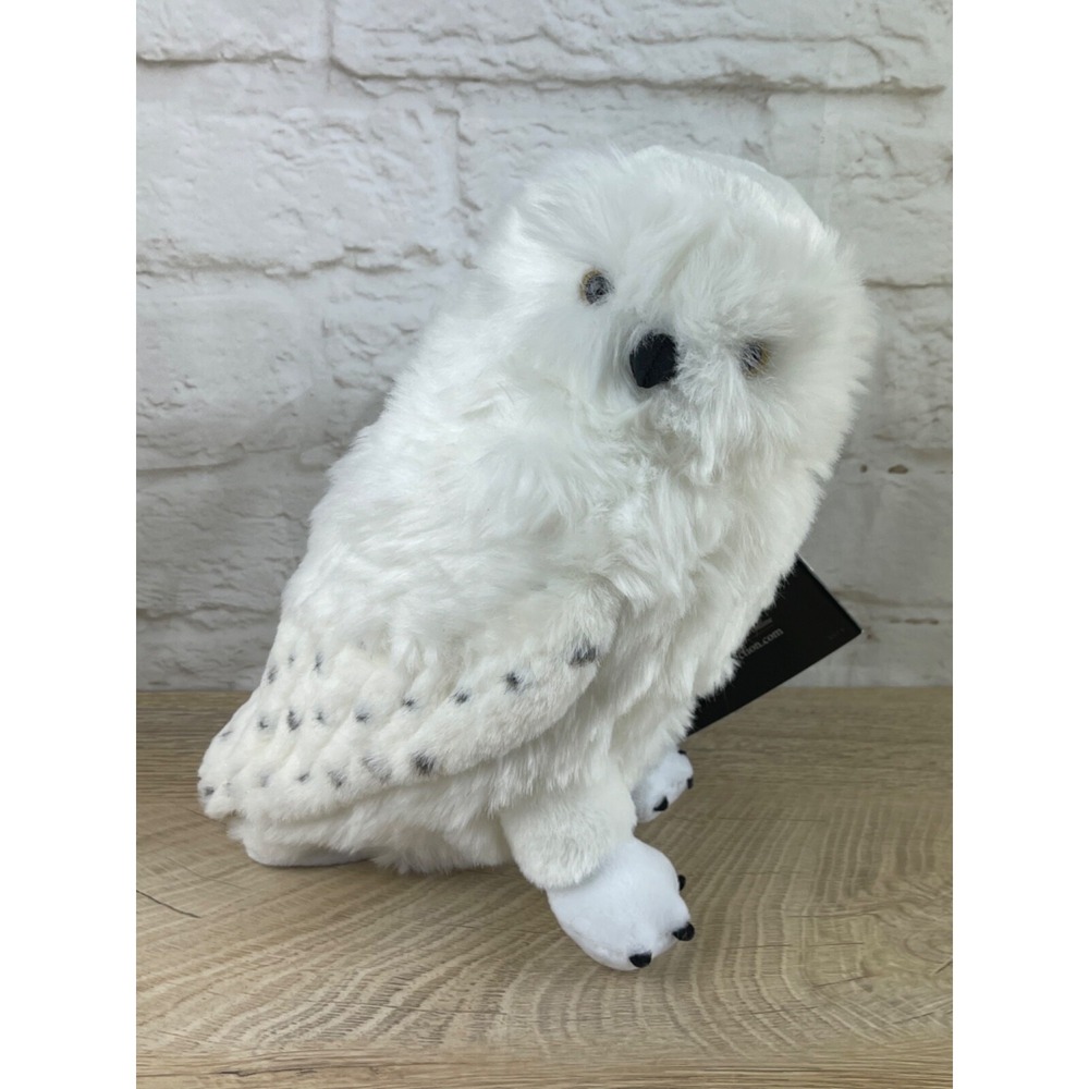 Harry Potter "Noble Collection" Hedwig Collectible Plush Doll 10" White Owl NEW